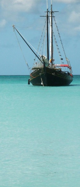 Sailing Ship in Aruba ~ photo by Patrice