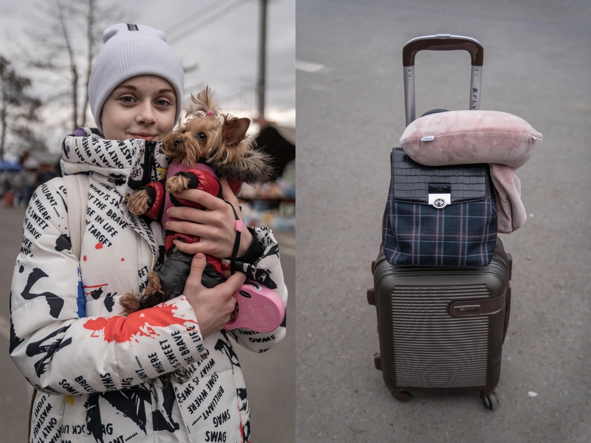 Refugees fleeing the Russia-Ukraine war